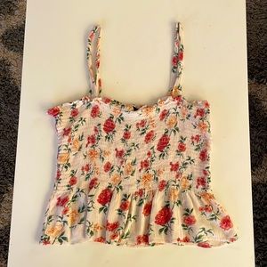 American Eagle Smocked Tank